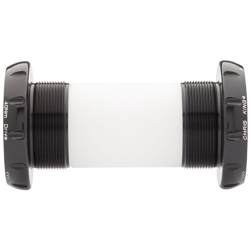 Chris King ThreadFit 30 Bottom Bracket with Fit Kit 1 - English, For DUB Mountain, Black