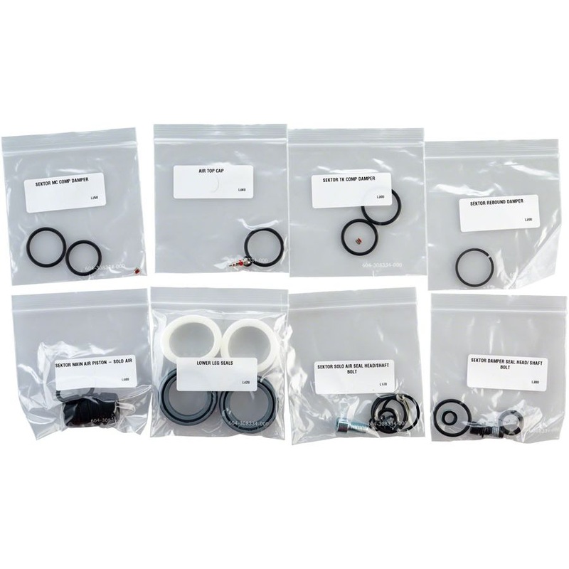 Full Service Kit for Sektor Gold (includes solo air and damper seals and hardware)
