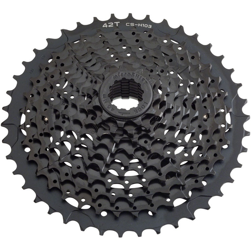 microSHIFT H10 Cassette - 10 Speed, 11-42t, Black
