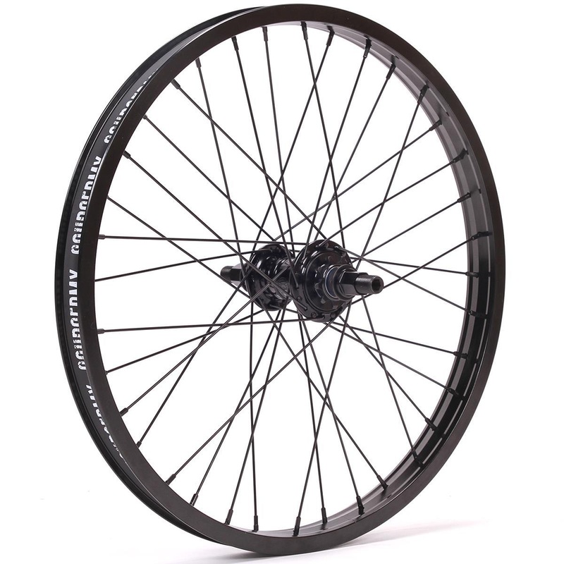Profile Mini Male Cassette / Alienation Black Sheep Custom Rear Wheel - LHD Black Male / LHD
