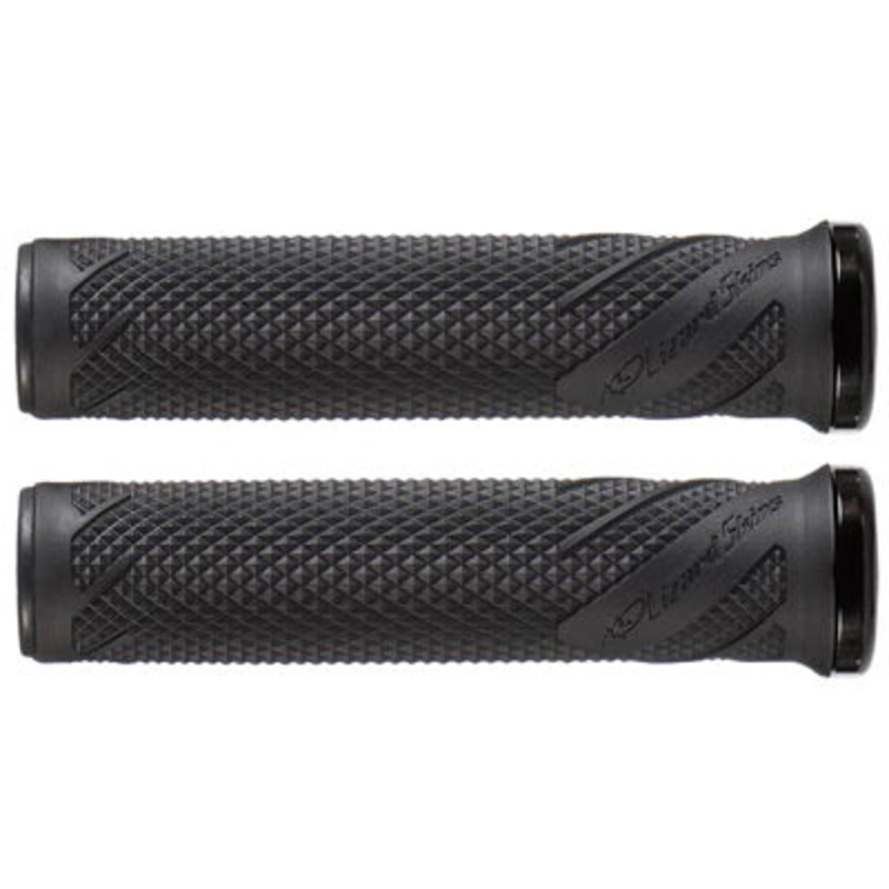 Lizskin, Grips,Lk-On,Wasatch Jet Black W/Blk Clamp Wasatch Lock-On  Gripstape NA Jet Black