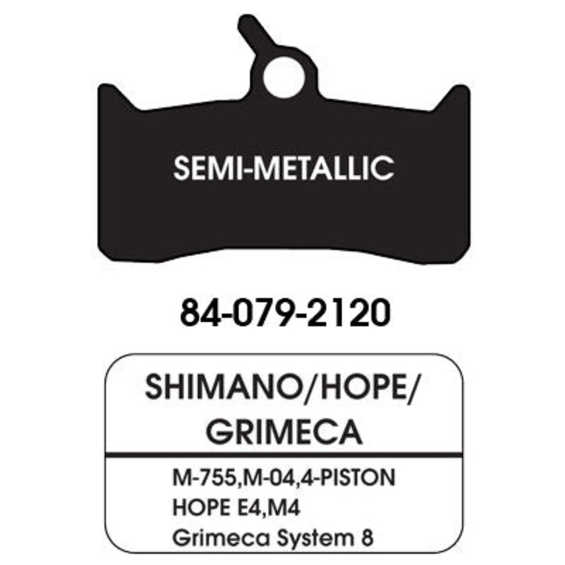 Uc Disc Pads Semi-Metalic Pair Shim M755/M04/Hope Mon 4/Grim8 Disc Brake Pads Ultracycle Brakepads NA N/A