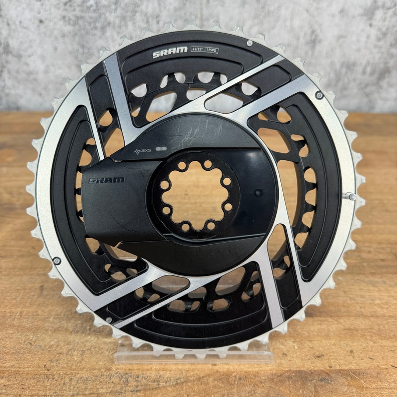 Low Mile! SRAM Red AXS E1 46/33t 12-Speed Quarq Power Meter Chainring Set 260g