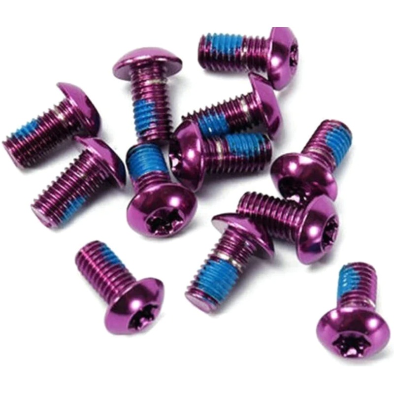 Miles Wide Disc Rotor Bolts Purple (12 pack)