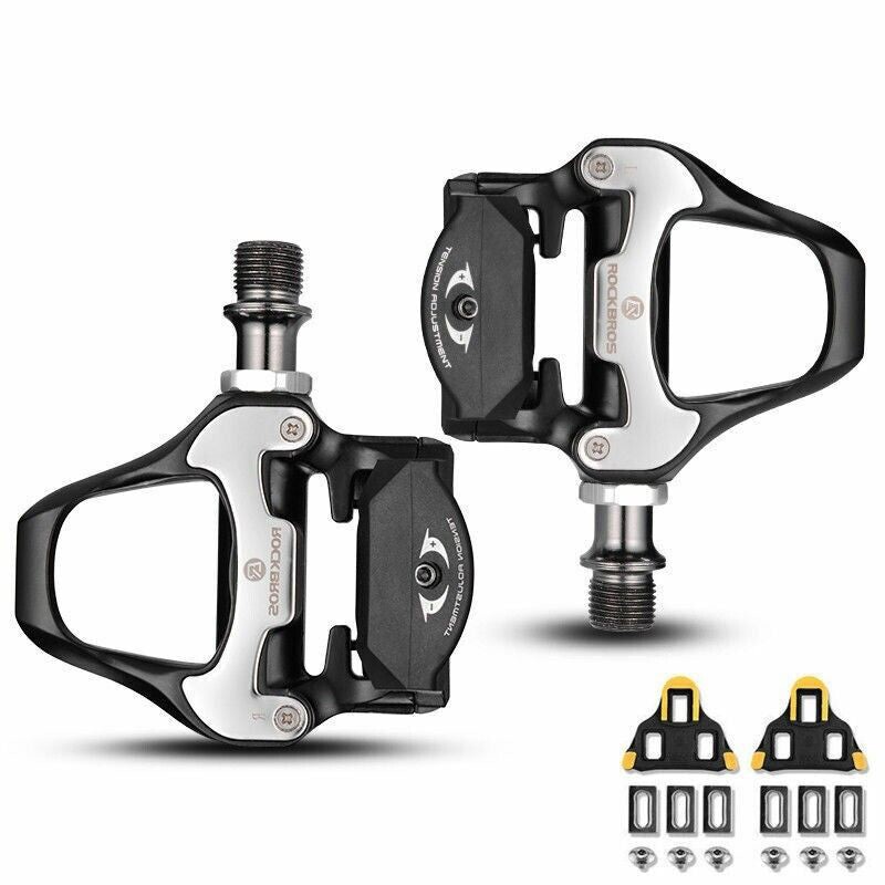 Self-Lock Road Bike Pedals with Shimano SPD-SL/Look KEO Cleat System (Pair) LOOK system