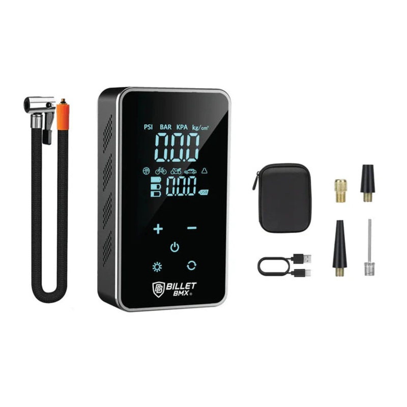 BILLET BMX PORTABLE TIRE PUMP Black