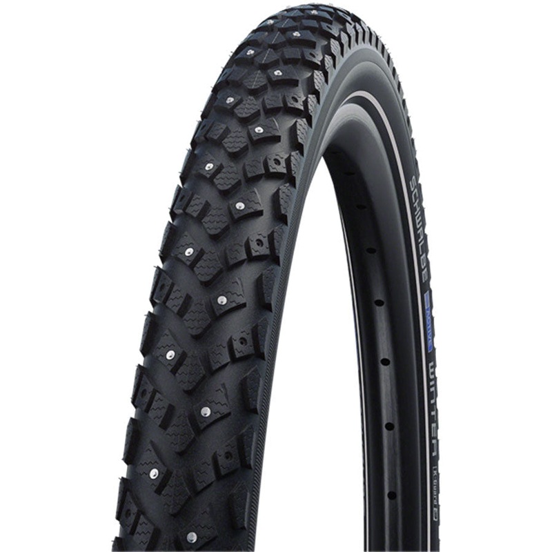 Winter Touring-Hybrid Bike Tire - 700 x 35, Clincher, Wire, Black, K-Guard, Winter, 120 Studs 700 x 35c