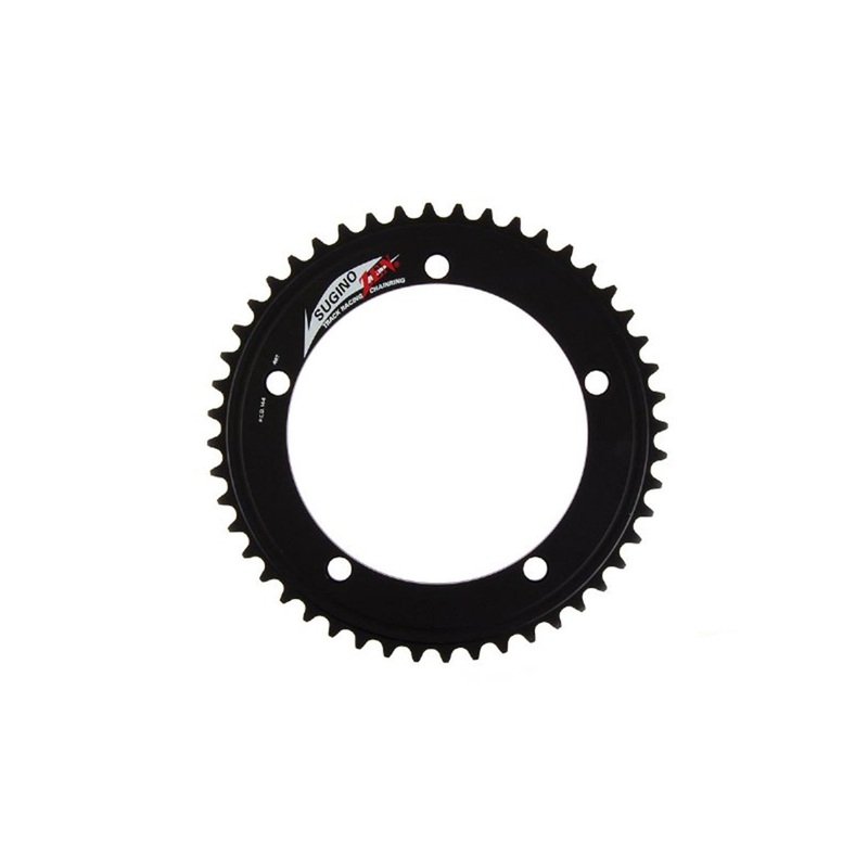 Sugino Zen Track Chainring 144mm - 51T through 54T 51t Black