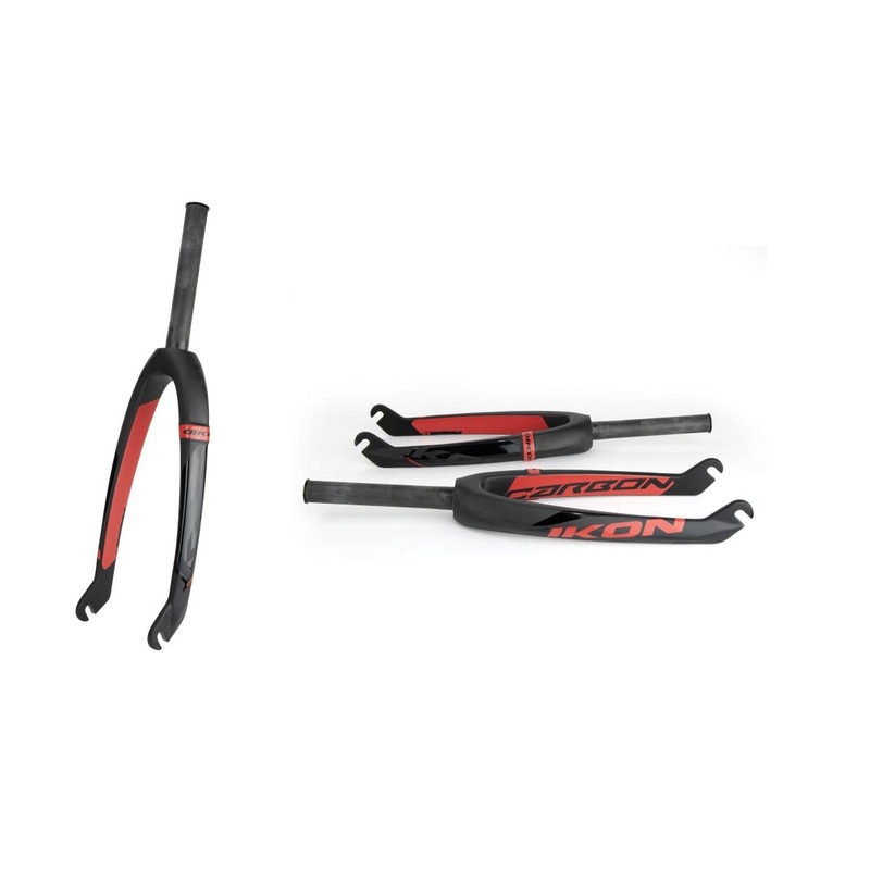 Ikon Mini/Junior Carbon 20" Race Forks (10mm) Black & White