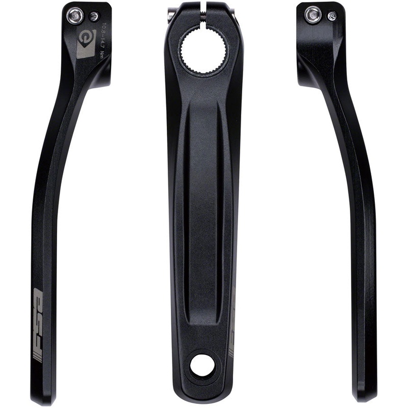 Full Speed Ahead CK-751 Shimano STEPS E8000/E7000/E6100 Ebike Crank Arm Set - 170mm S spline Bolts BLK