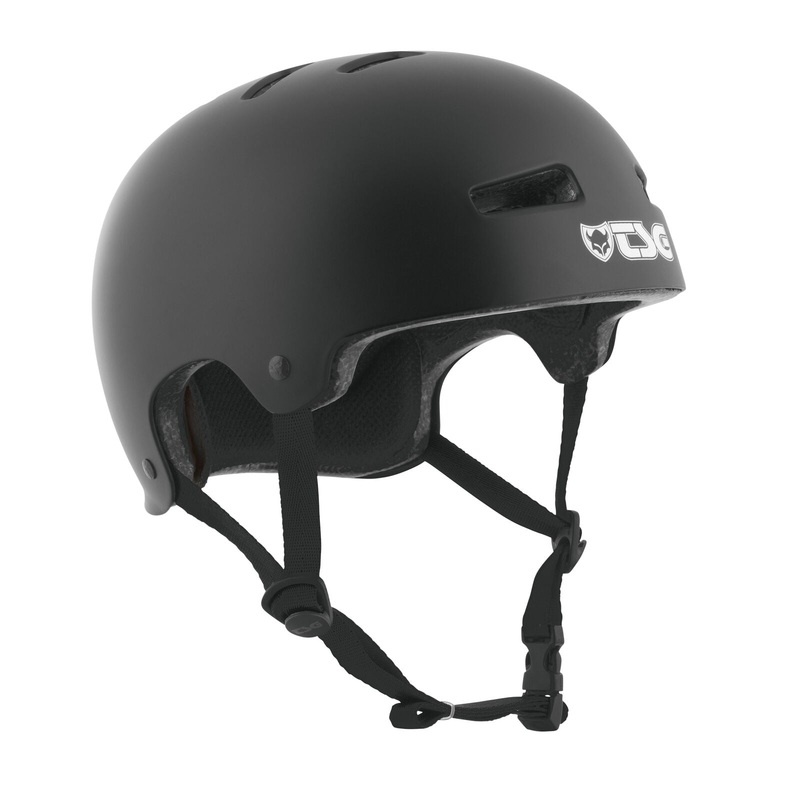 TSG Evolution Helmet / Satin Black Black L-XL