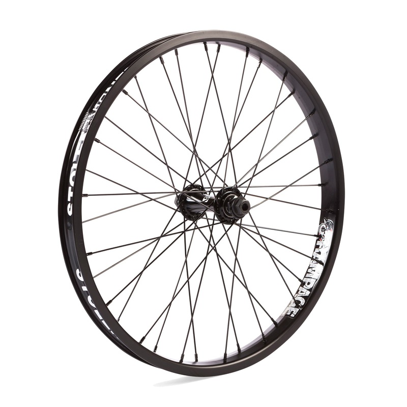 20" RAMPAGE FRONT FEMALE AXLE WHEEL BLACK Front FA Black