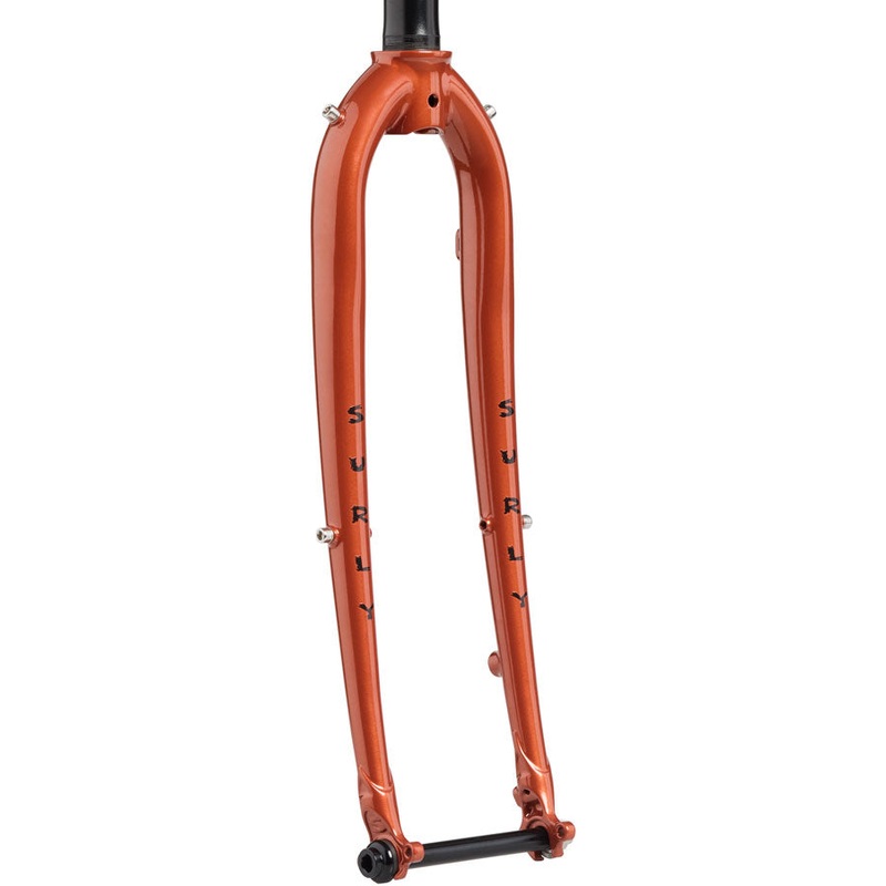 Surly Straggler Thru-Axle Fork - 700c 410mm 1-1/8" Straight Steerer Steel Shaggy Carpet