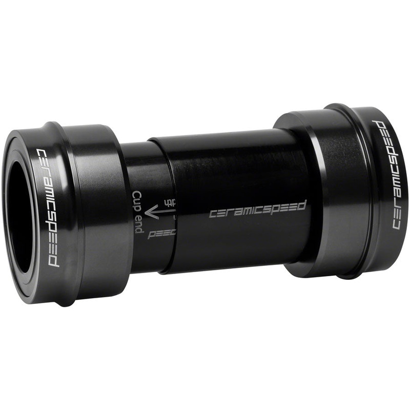 CeramicSpeed PF30 Road Bottom Bracket - DUB Road Spindle Black