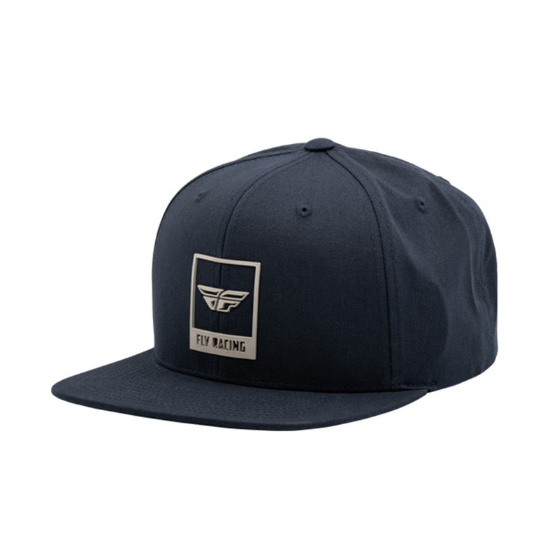 Fly Racing Boss Hat-Navy/Light Grey Adult