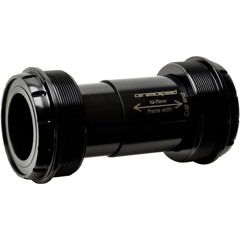 T47/73 Bottom Bracket - 30mm Spindle Coated Races Black
