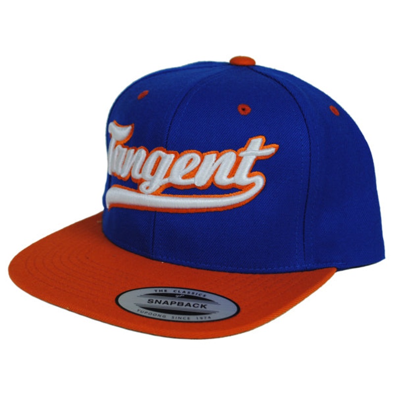 Tangent Snapback Hat-Blue/Orange