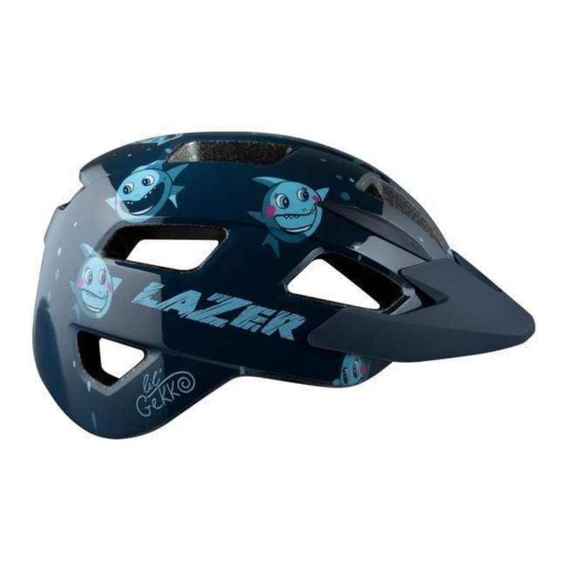 Lil Gekko Kids Bike Helmet - Sharky Blue Universal Youth