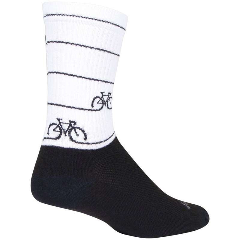SockGuy Crew Cyclepath Socks - 6" Large/X-Large