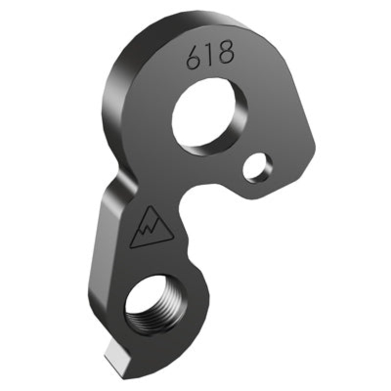 Wmfg Derailleur Hanger #618 Replacement Derailleur Hangers  Derailleur NA Black