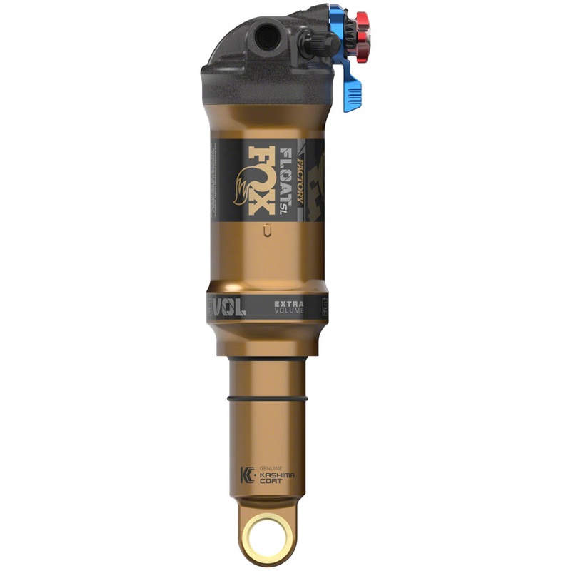 FOX FLOAT SL Factory Rear Shock - Trunnion Metric, 165 x 42.5 mm, 3-Postion Lever, EVOL SV, Kashima Coat