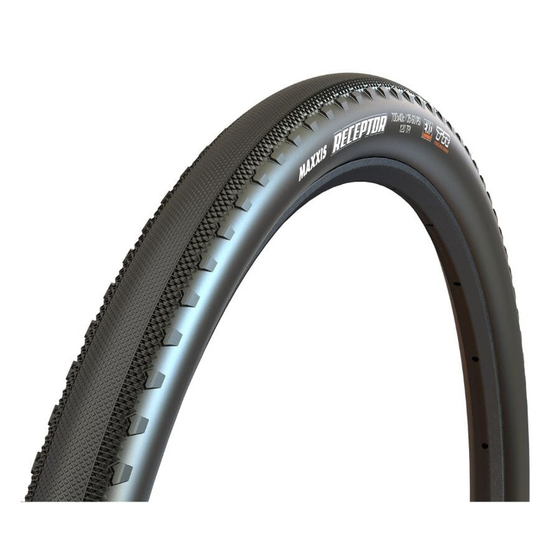 Maxxis Receptor Tire 700 x 40, 120TPI, Tubeless, Folding, Black, EXO...