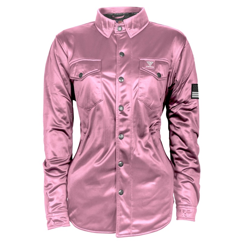Ultra Protective Shirt for Women - Light Pink Solid with Pads Light Pink Solid XXS