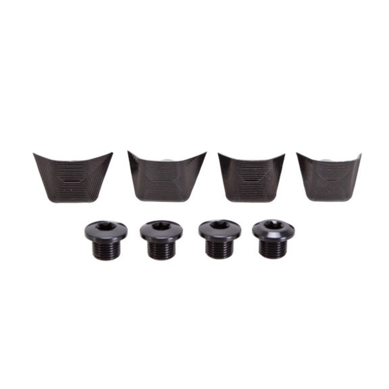 absoluteBLACK Crank Bolts and Covers - For Ultegra 6800 Cranks Black