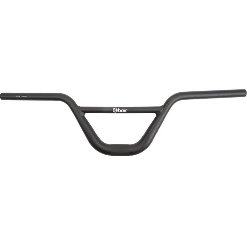 Box One Alloy Triple Taper Race Handlebar Black 6.5" Rise