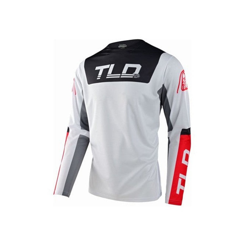 TLD 23 Sprint Jersey / Charcoal/Glo Red Grey S