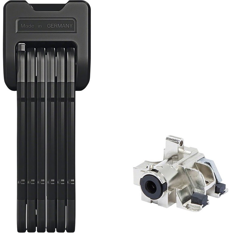 Bordo 6405 Folding Lock and Bosch Battery Lock Bordo 6405/85 Folding Lock with keyed alike eBike Battery Lock Core: Bosch Frame Type (DT2), Premium Key (Plus) *No Packaging