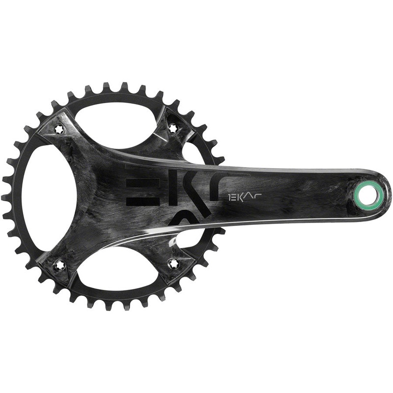 EKAR Crankset - 172.5mm 13-Speed 38t 123mm BCD  Ultra-Torque Spindle Interface Carbon