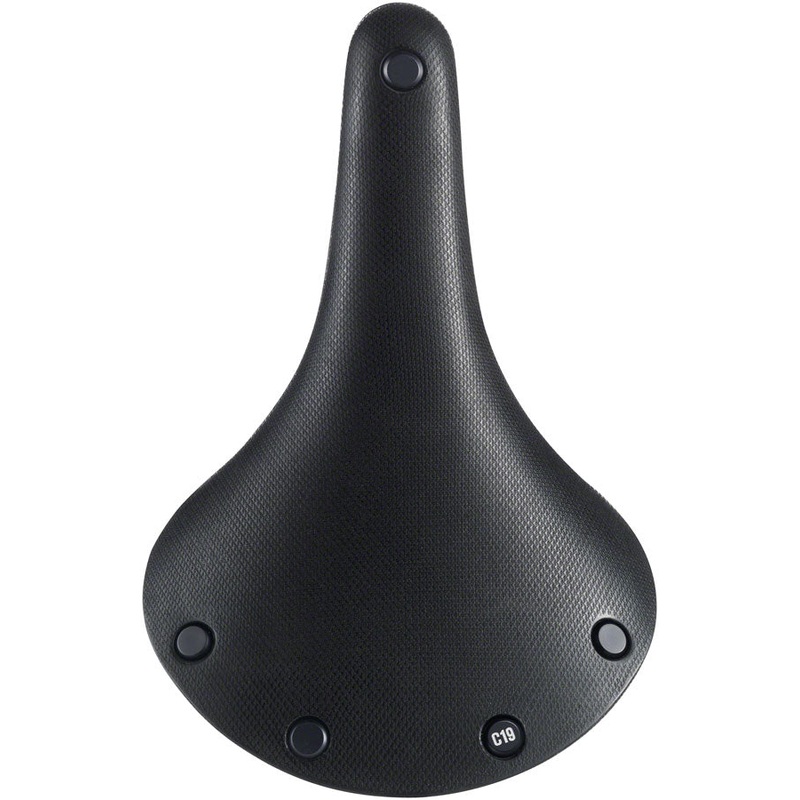 Brooks C19 All Weather Saddle - Steel, Black, Men's