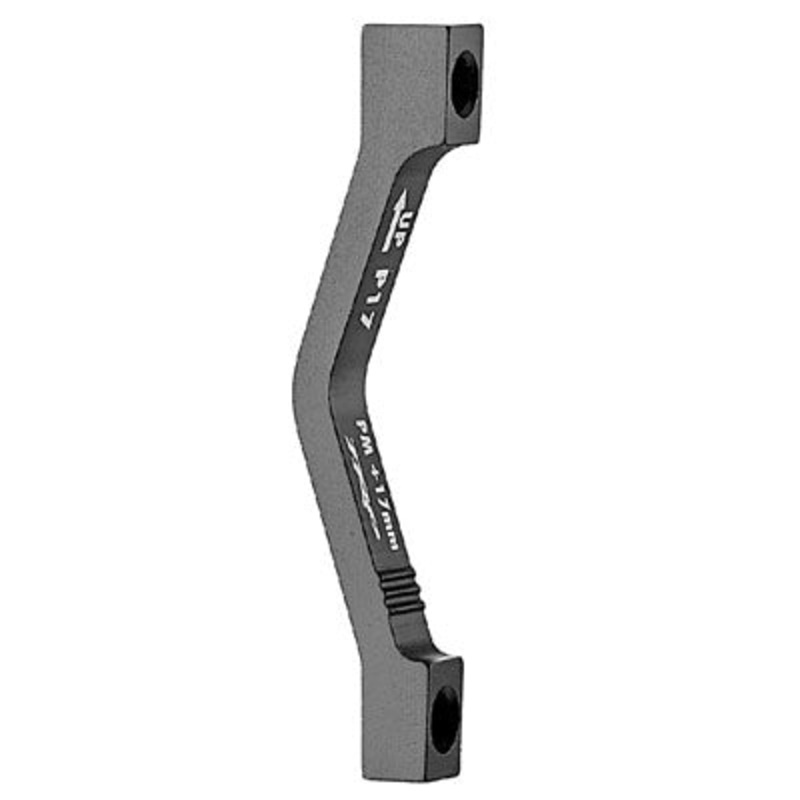 Trp Disc Adapter,Post Mnt +17 W/Stainless Bolts Disc Brake Adapter  Brakes '+17mm Black