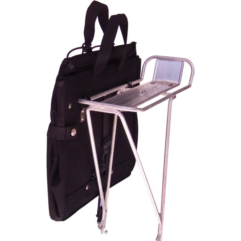 Banjo Brothers Minnehaha Canvas Grocery Pannier: Black, Each