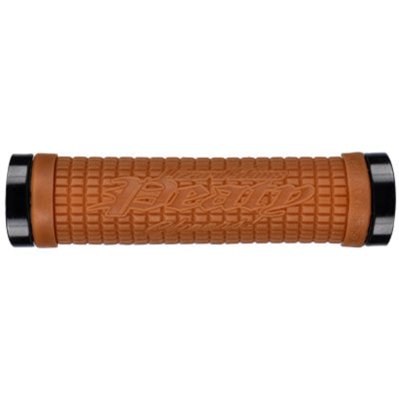 Lizskin, Grips,Lk-On,Peaty Gum W/Blk Clamps Peaty Lock-On  Gripstape NA Gum
