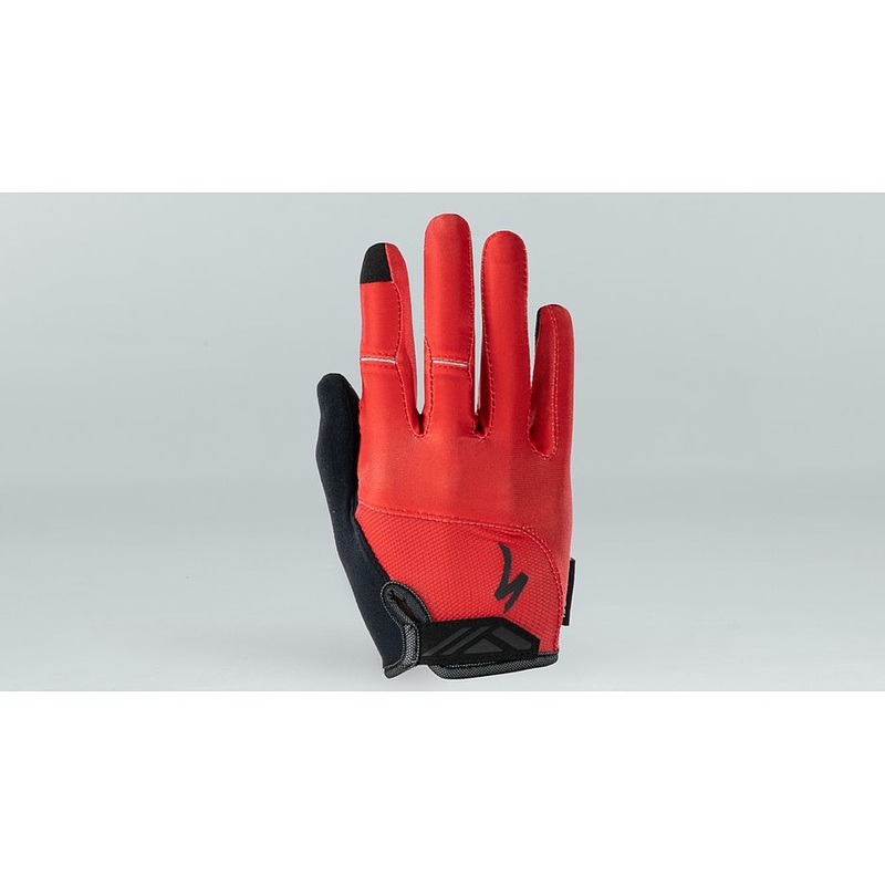 Specialized bg dual gel glove lf wmn red s