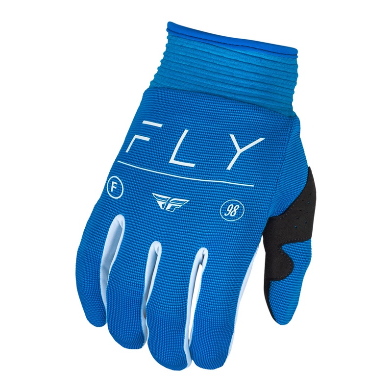 Fly Racing F-16 BMX Race Gloves-True Blue/White Youth XXX-Small