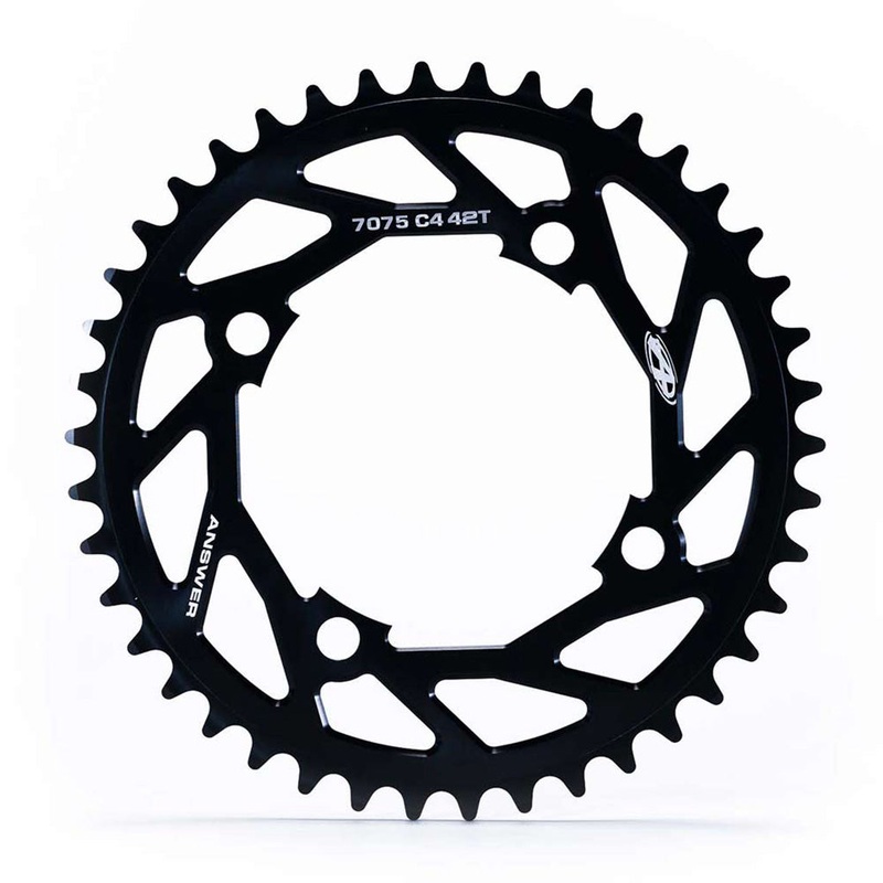 Answer Typhoon C4 BMX Chainring-4-Bolt-Black 35T