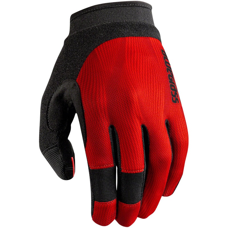 Bluegrass React Gloves - Red, Full Finger, Small