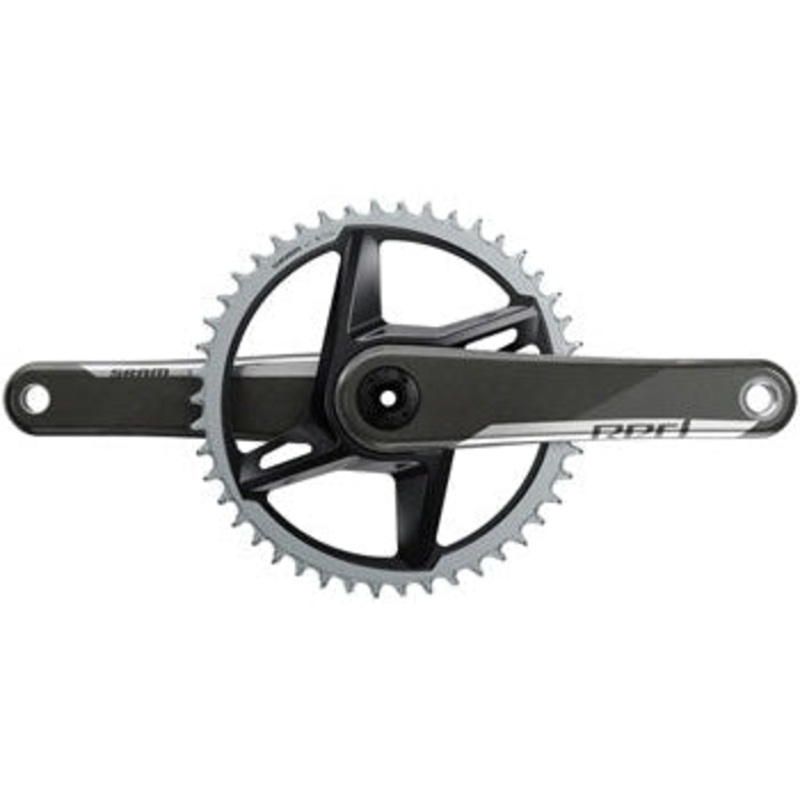 RED 1 AXS Bicycle Crankset - 175mm, 12-Speed, 46t, 8-Bolt Direct Mount, DUB Spindle Interface, Natural Carbon, D1