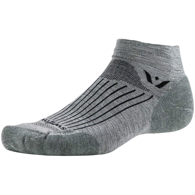 Swiftwick Pursuit Ankle Socks - Heather Small