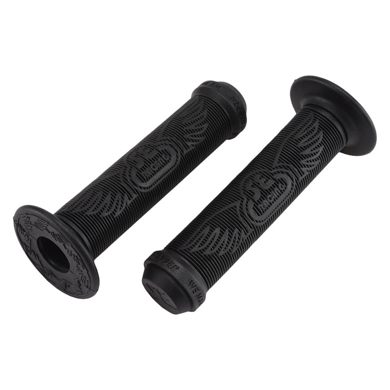 SE Racing Wing BMX Grips - Flanged - Black