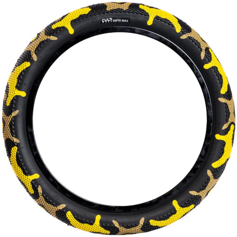 26" Vans X Cult Cruiser Tire / Yellow Camo