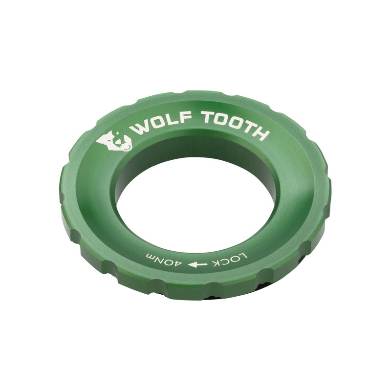 Brake Part Wolf Tooth Centerlock Lockring Green