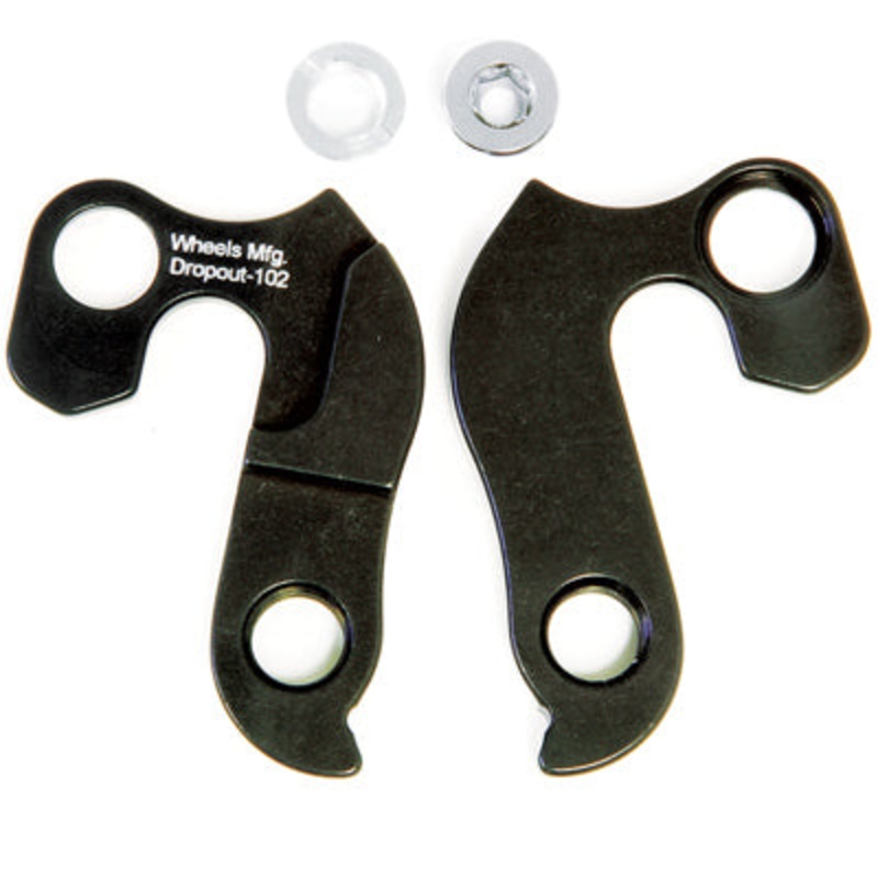 Wmfg Derailleur Hanger #102 Replacement Derailleur Hangers Wheels Mfg. Derailleur NA Black