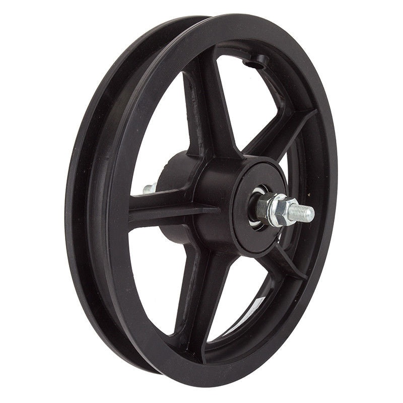 12" (12-1/2") 5-spoke Mag Scooter / BMX Front Wheel - Black