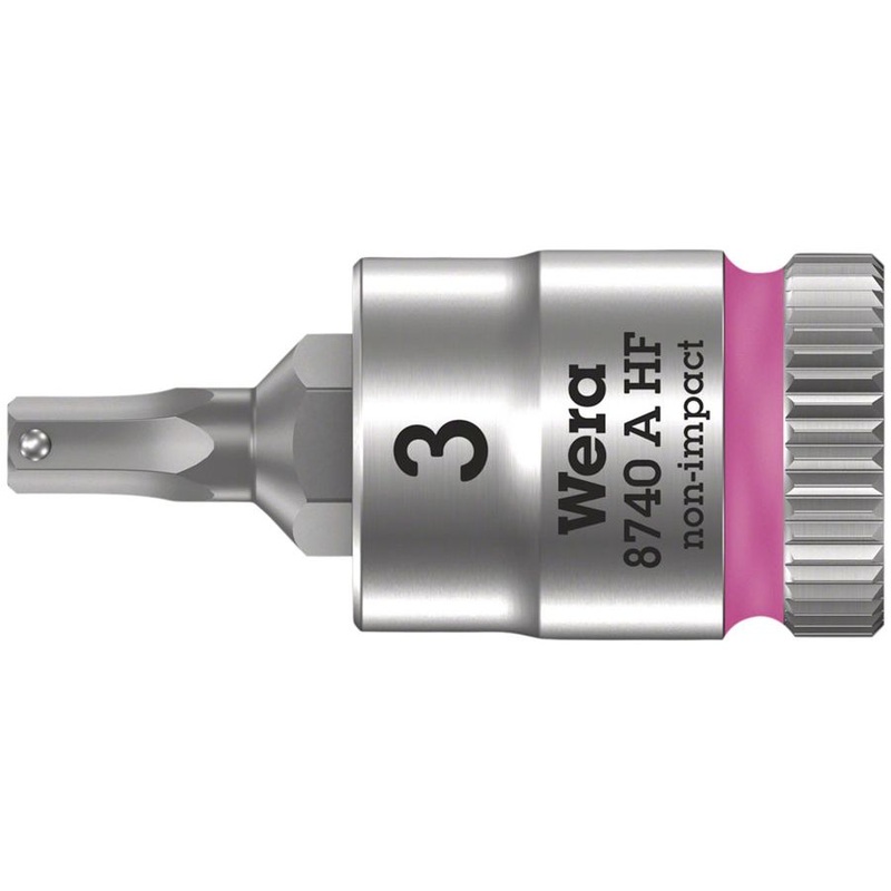 8740 A HF Zyklop Bit Socket 1/4" 8740 A HF Bit 1/4" - 3mm x 28mm