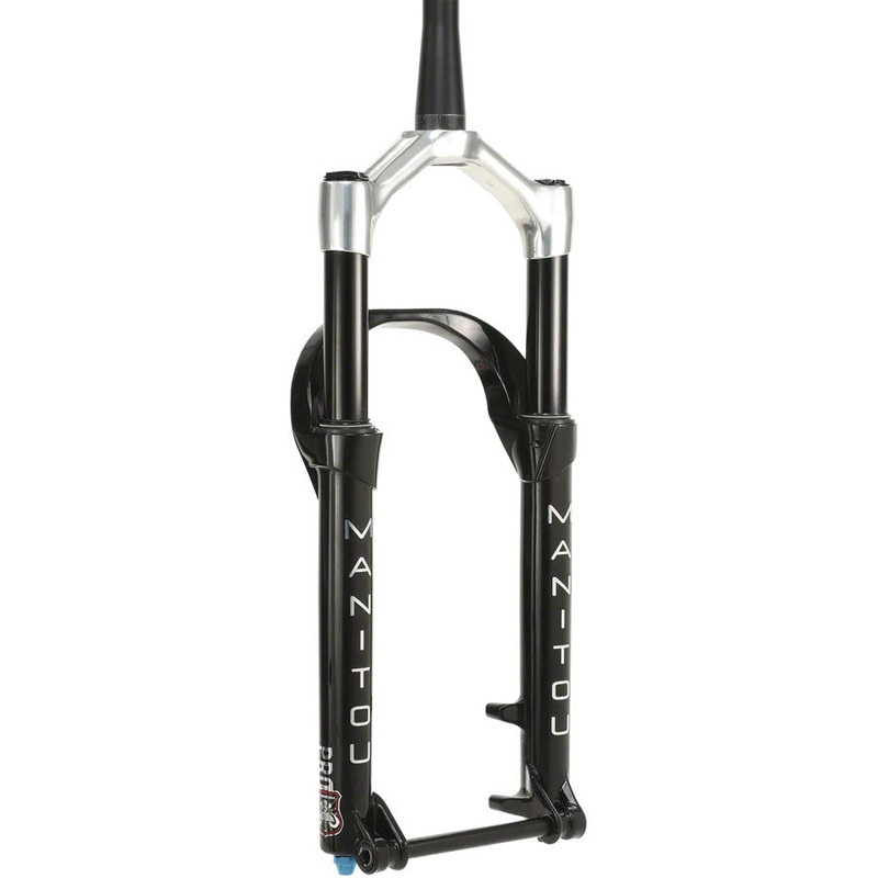 Manitou Mastodon Pro Suspension Fork - 26", 100 mm, 15 x 150 mm, 44 mm Offset, Matte Black, Standard, Gen 3
