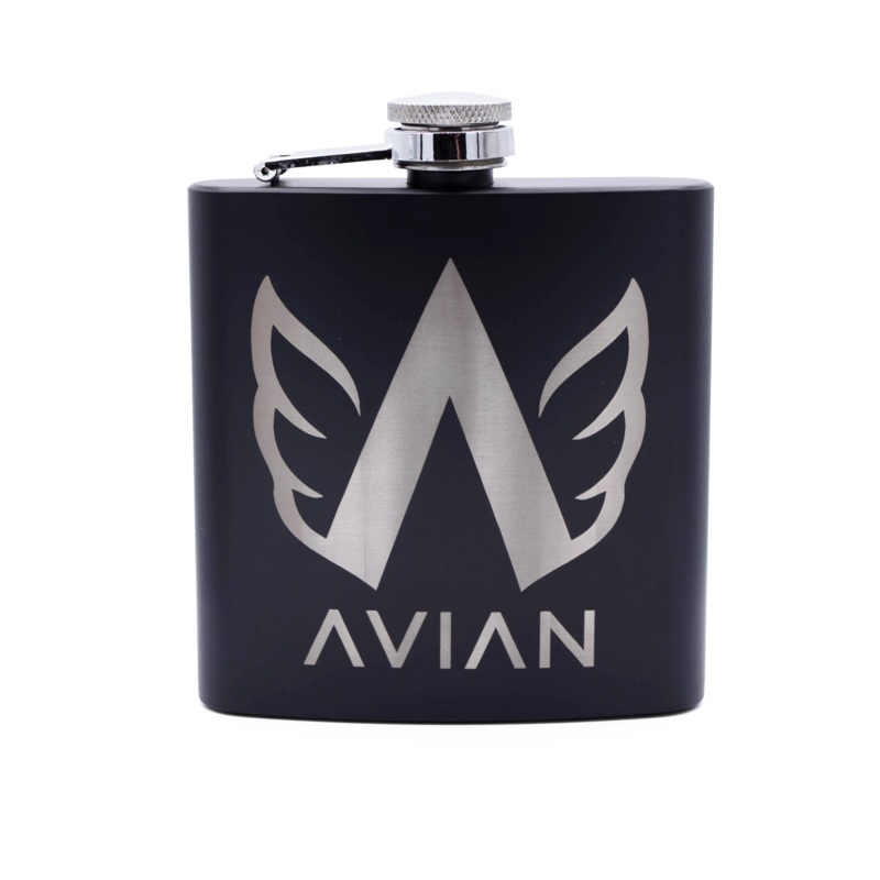 Avian Flask Box Set-Black 6oz